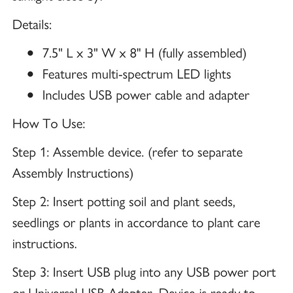 LED Indoor Planter - Picture 9 of 9